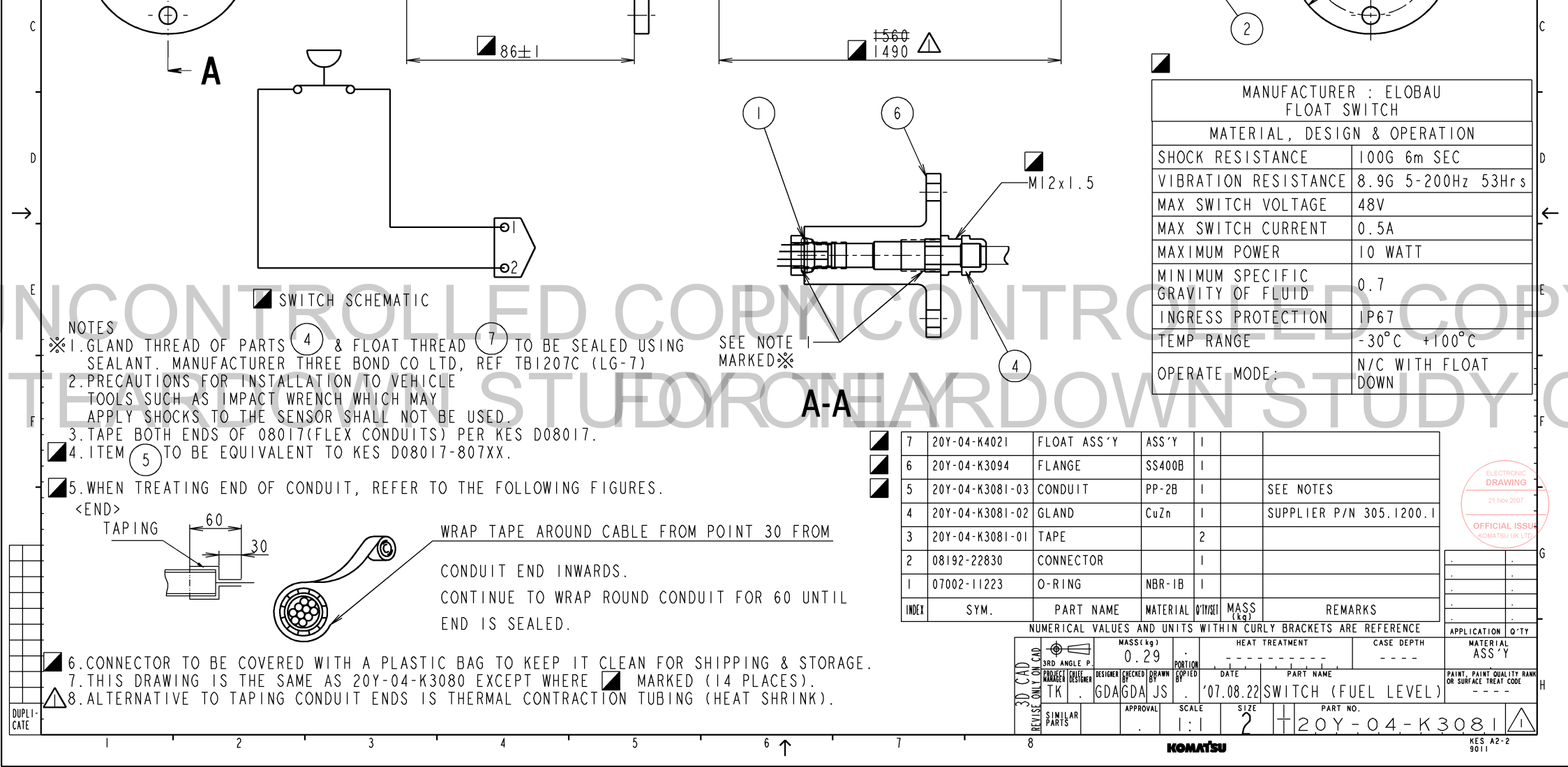 Drawing preview for 20Y04K3081