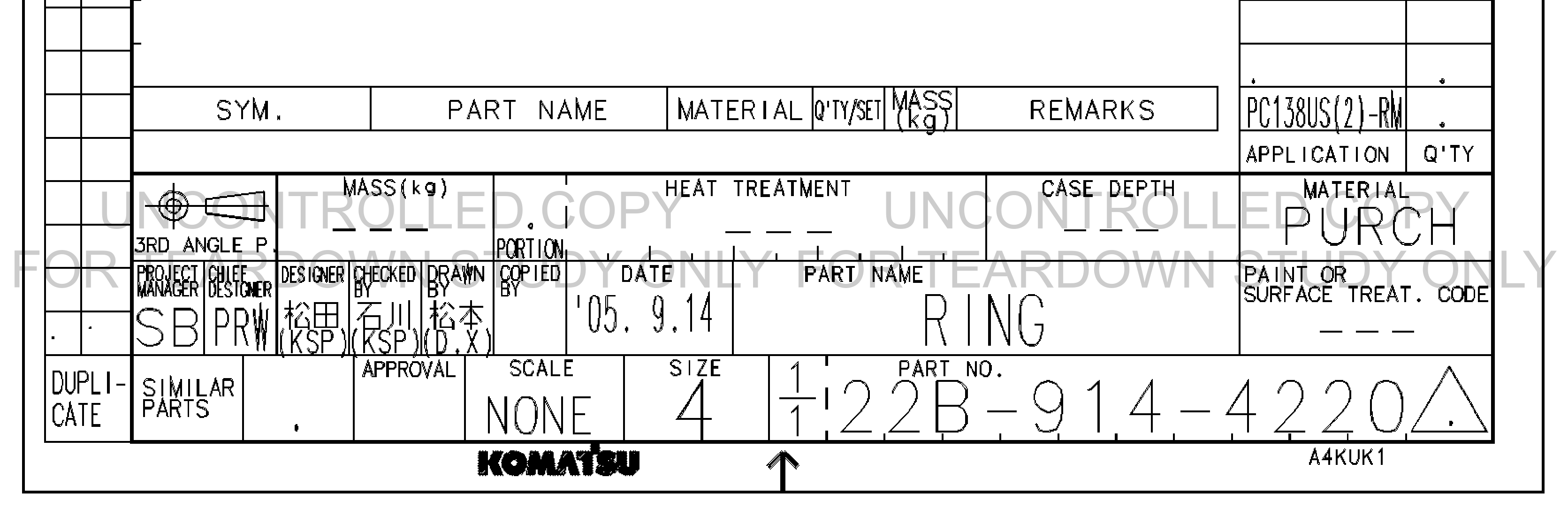 Drawing preview for 22B9144220