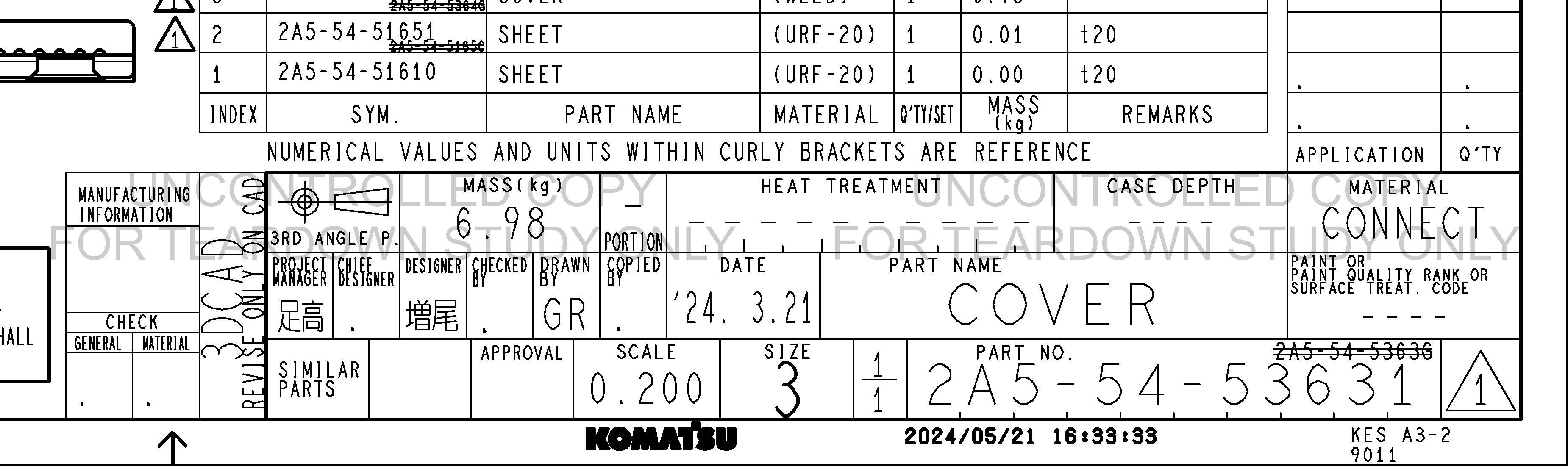 Drawing preview for 2A55453631