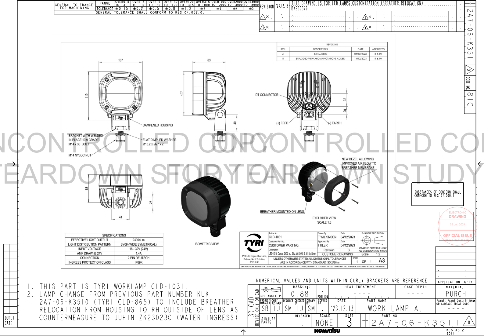 Drawing preview for 2A706K3511