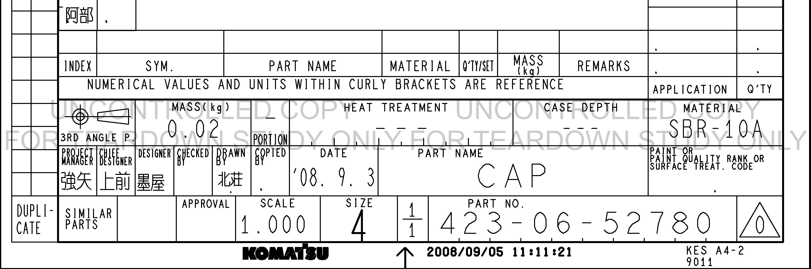 ตัวอย่าง Drawing สำหรับ 4230652780