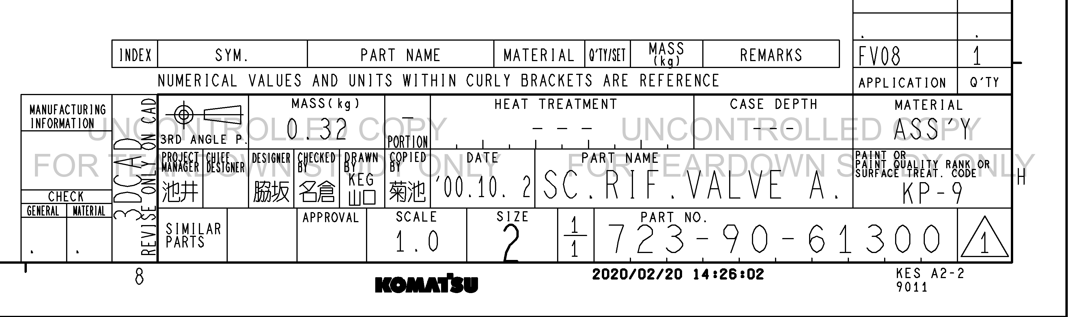 ตัวอย่าง Drawing สำหรับ 7239061300