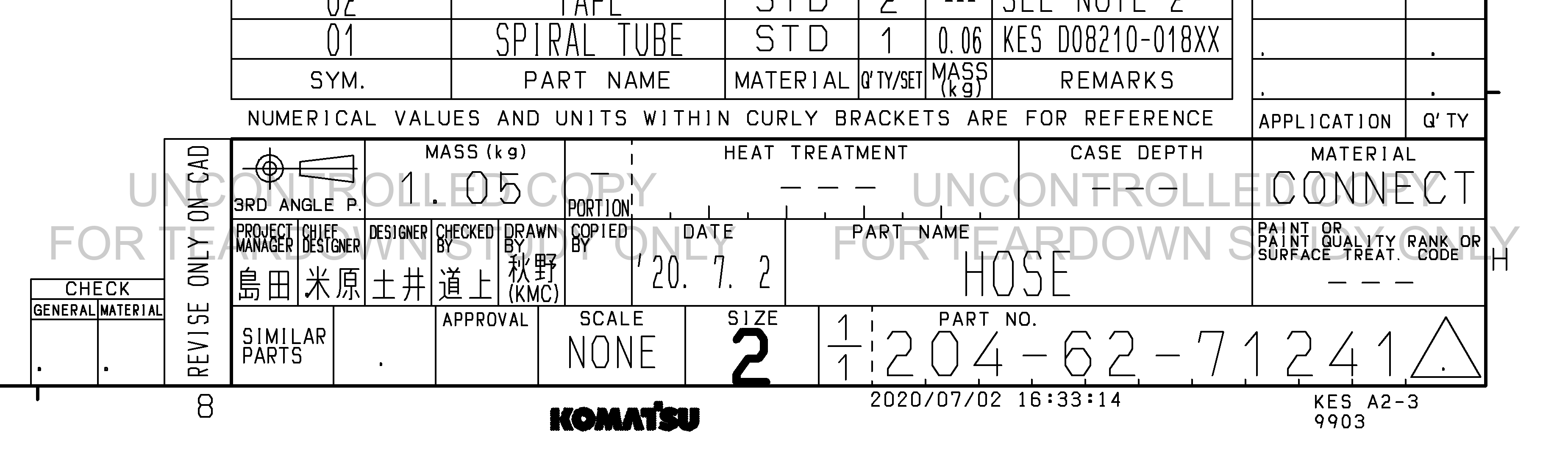 ตัวอย่าง Drawing สำหรับ 2046271241